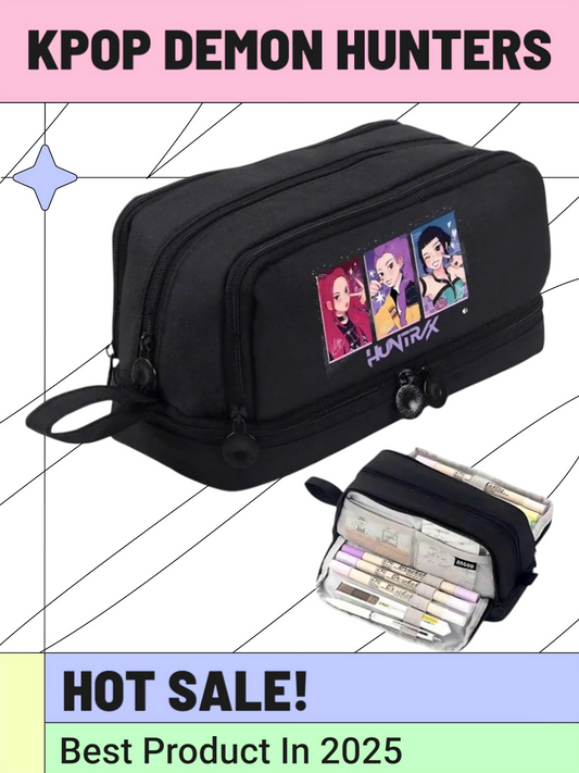 K-Pop Demon Hunters High-Capacity Pencil Case