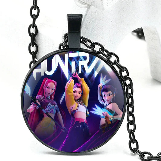 K-Pop Demon Hunters Design Necklace – Fashionable Accessories for Fans