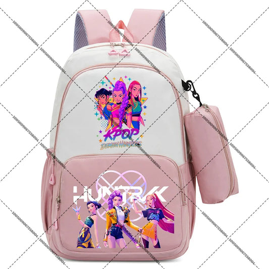 KPop Demon Hunters Backpack and Pencil Case Set – Stylish and Functional