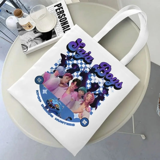 K-Pop Demon Hunters Tiger Canvas Tote Bag