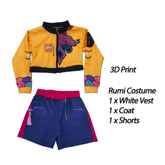 Zoey Cosplay Costumes – Demon Rumi Mira Role Play Uniform Set