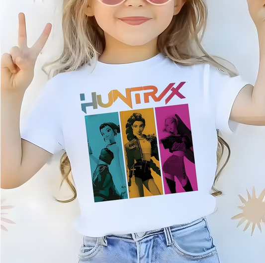 K-Pop Demon Hunters Cute Graphic Kids Tee
