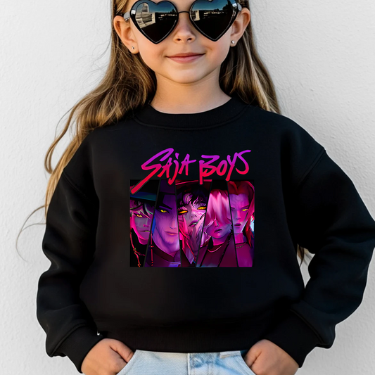 K-Pop Demon Hunters Cute Kids Sweatshirt