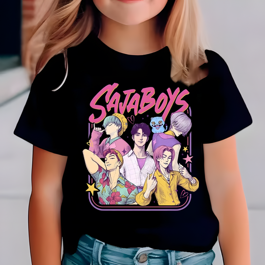 K-Pop Demon Hunters Lovely Cartoon Kids T-Shirt