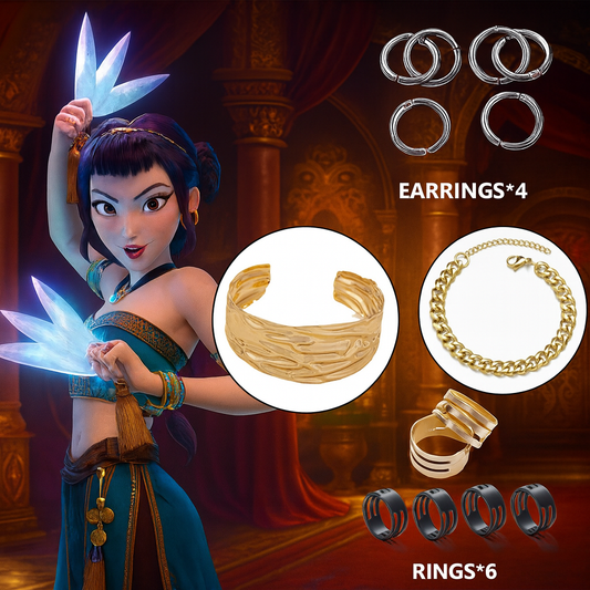 Zoey Demon Hunters Cosplay Jewelry Set