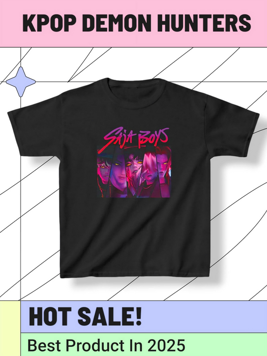 K-Pop Demon Hunters Stylish Kids T-Shirt
