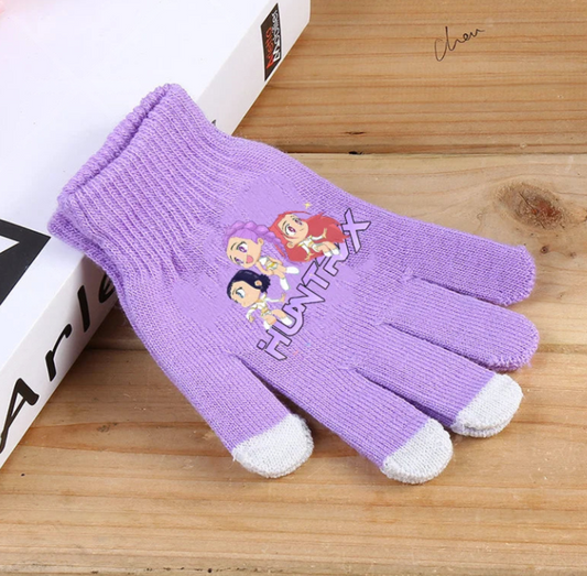 K-Pop Demon Hunters Touchscreen Gloves