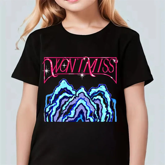 Fashion Casual Kids T-shirt – KPop Demon Hunters Tee for Girls