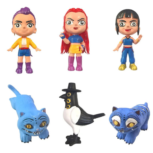 Anime Kpop Demon Hunters Figure – Cartoon Gaming Model Toy for Kids &amp; Fans