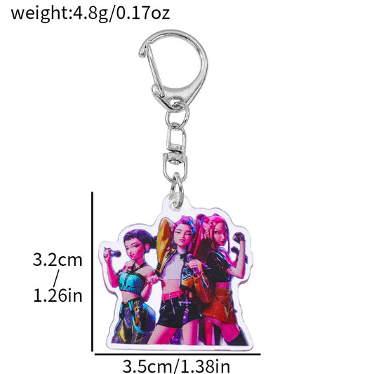 New Saja Boys Kpop Demon Hunters Huntrix Mystery Keychains – A Must-Have for Fans
