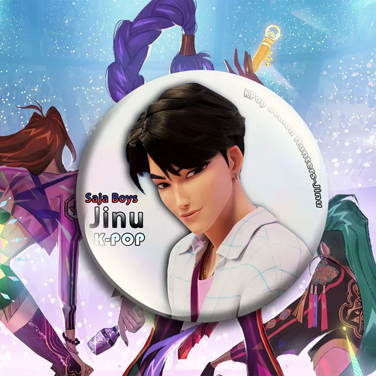 Anime KPop Demon Hunters Brooches – Handmade Cosplay Pins