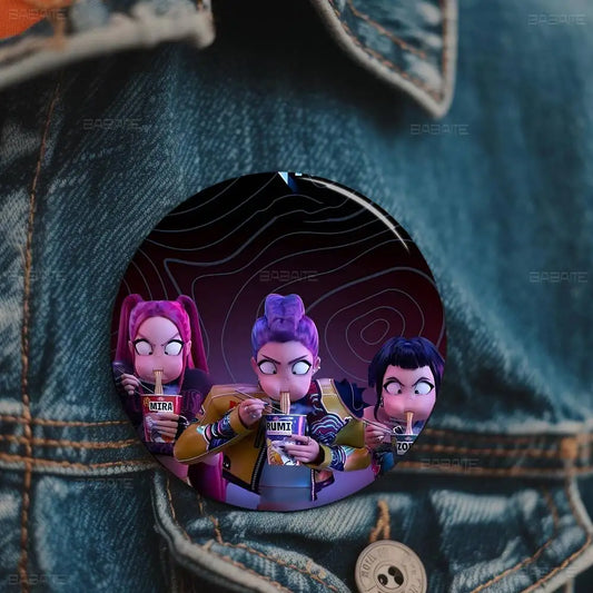 Capture the Essence of K-Pop with Movie KPop Demon Hunters Brooches