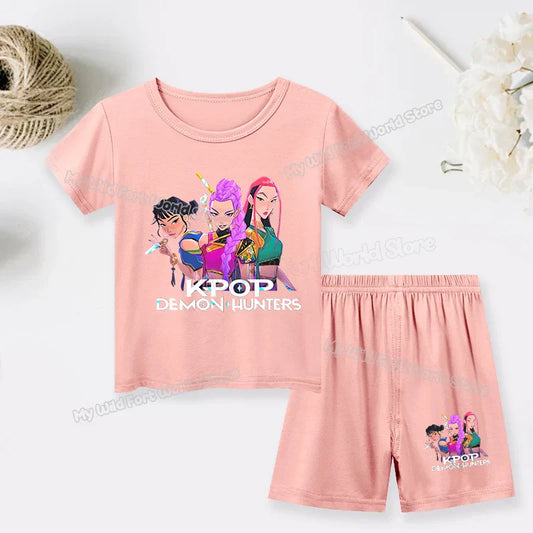 Kpop Demon Hunters Girl Pajamas – Stylish Sleepwear for Kids