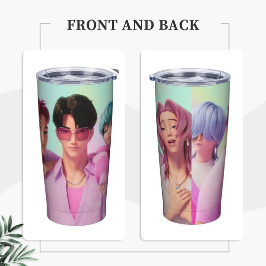 KPop Demon Hunters Romance Saja Boys Tumbler – Vacuum Insulated Coffee Cups