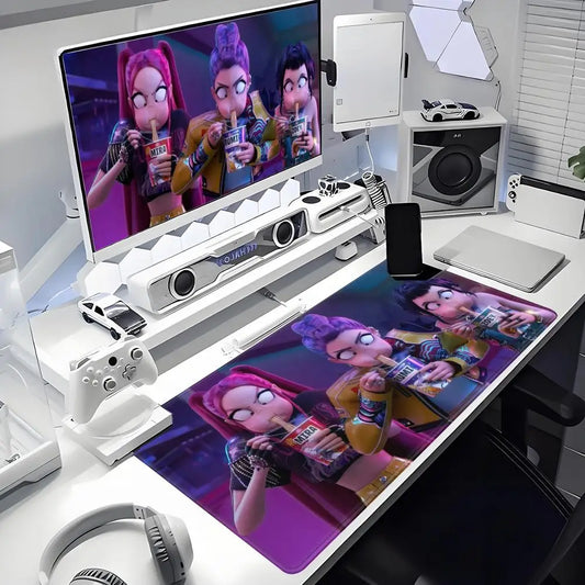 KPop Demon Hunters Animation Desk Mat – Stylish and Functional Office Decor