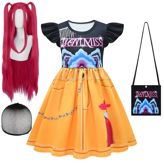 K-Pop Demon Hunter Girls’ Cosplay Costume