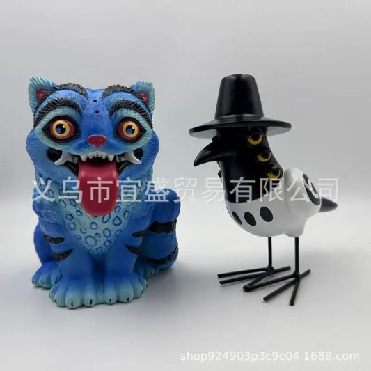 KPop Demon Hunters Tiger &amp; Bird Resin Figures – 2025 New Collectibles
