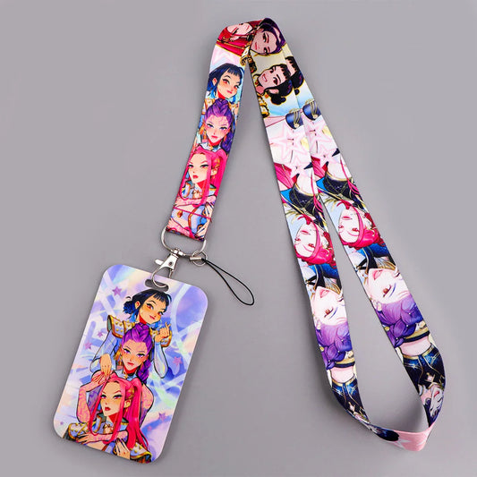 K-Pop Demon Hunters Mystic Girls Lanyard & Badge Holder