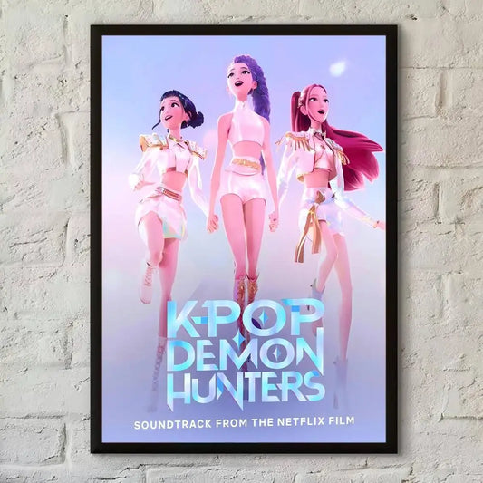 KPop Demon Hunters Movie Poster – DIY Sticky Wall Art Decoration