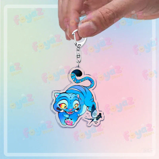 HOT Kpop Demon Hunters Huntrix Keychain – Perfect Accessory for Fans