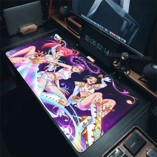 KPop D-Demon H-Hunters Mouse Pad – Non-slip Gaming Desk Mat for Fans