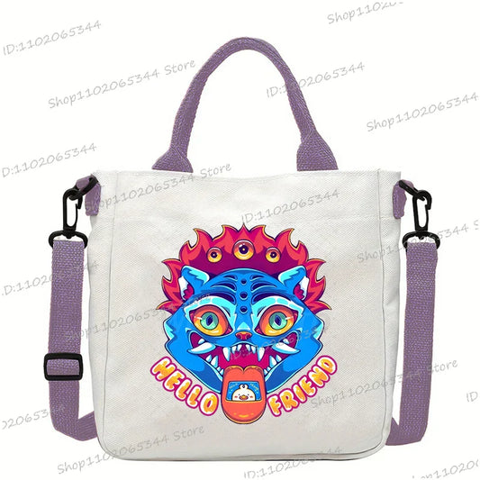 Cartoon Tiger KPop Demon Hunters Crossbody Bag – Trendy Ulzzang Fashion