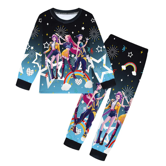KPop Demon Hunters Kids Pajamas Set – Stylish &amp; Comfy Sleepwear for Kids