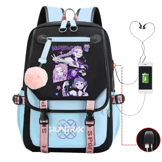 KPop Demon Hunters Backpack – School & Travel Bag
