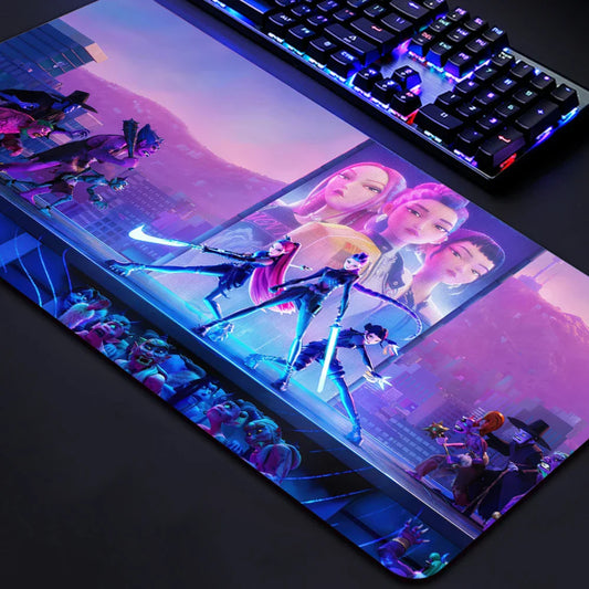 KPop D-Demon H-Hunters Mouse Pad – Ultimate Gaming &amp; Office Desk Mat