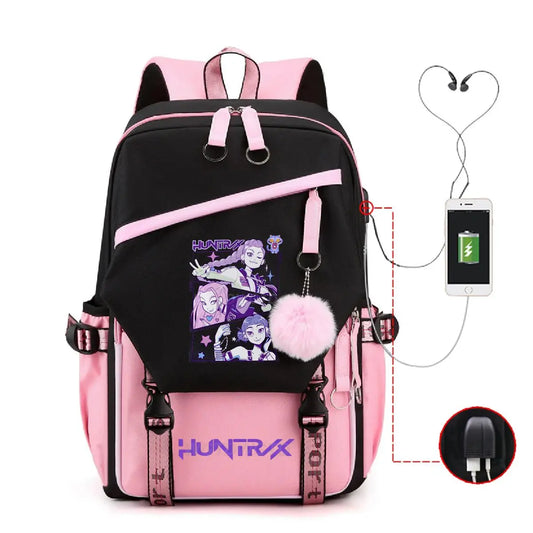 Anime Kpop Demon Hunters Backpack – Stylish &amp; Functional Schoolbags