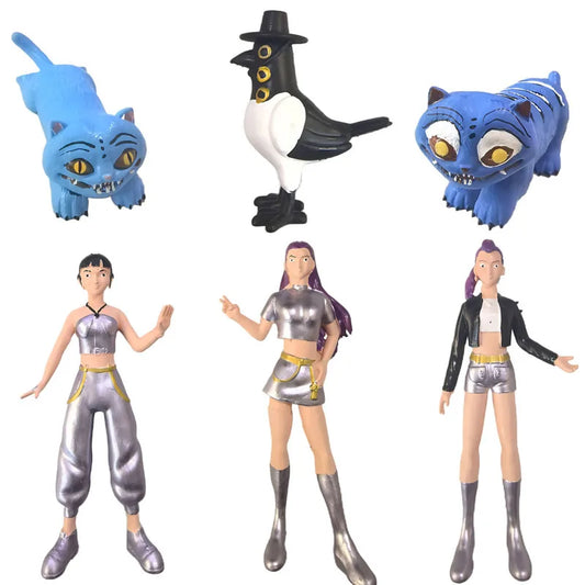 Anime Kpop Demon Hunters Figure – Cartoon Desk Model Toy Gift