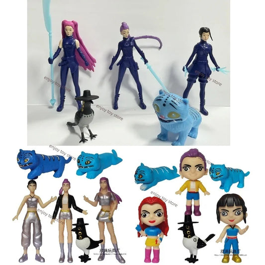Anime Kpop Demons Hunters Figures – Cute &amp; Quirky Collectible Set