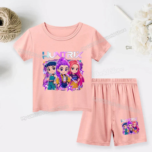Kpop Demon Hunters Girl Pajamas – Stylish Sleepwear for Kids
