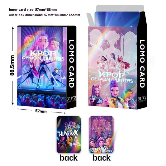 92pcs Kpop Demon Hunters Anime Laser Card Set – Perfect Collectible for Fans