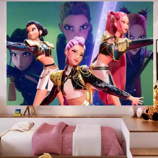 K-Pop Demon Hunters Backdrop