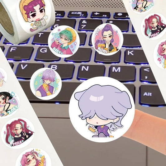 500PCS Demon Hunters K-Pop Stickers