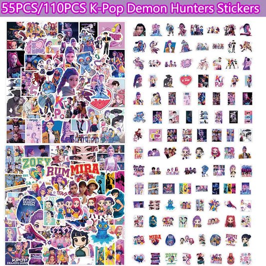Anime K-Pop Demon Hunters Stickers – Perfect for DIY Decoration