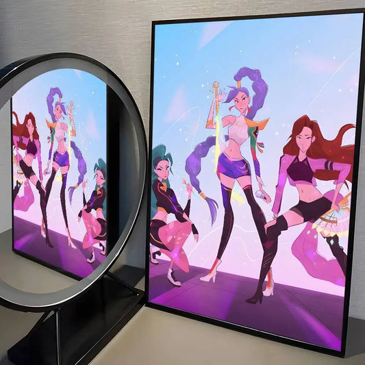 GAME Movie KK-Pops Demon Hunters Poster – Stylish Wall Art for Any Space