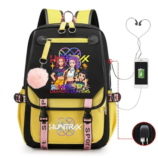 KPop Demon Hunters Backpack – School & Travel Bag