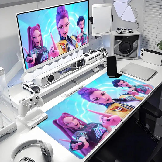 KPop Demon Hunters Animation Desk Mat – Stylish and Functional Office Decor