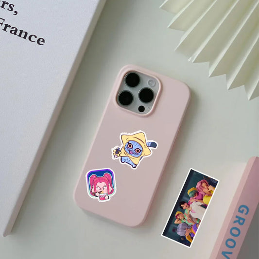 KPop Demon Hunters Stickers – 50pcs Waterproof DIY Decals for Fans