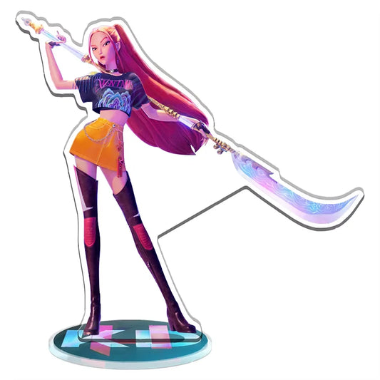 KPop Demon Hunters Acrylic Standing Plates – Rumi, Mira &amp; Zoey