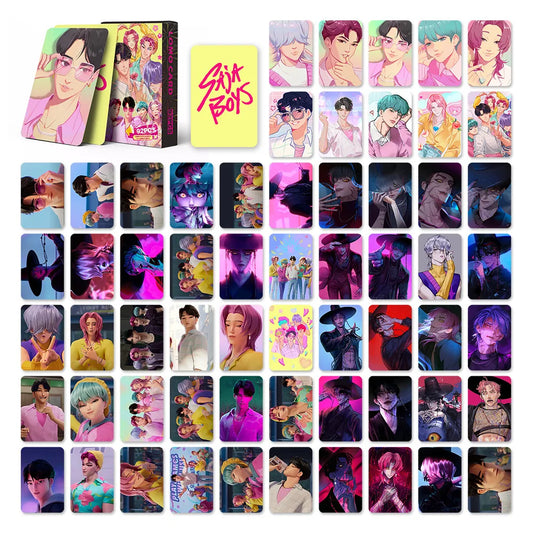 K-POP Demon Hunters Postcards – 92PCS Huntrix Saja Boys Photocards Collection