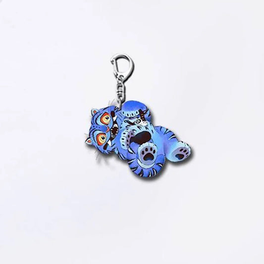 Anime Movie KPop Demon Hunters HUNTR/X Cosplay Keychain – Tiger Pendant Accessory