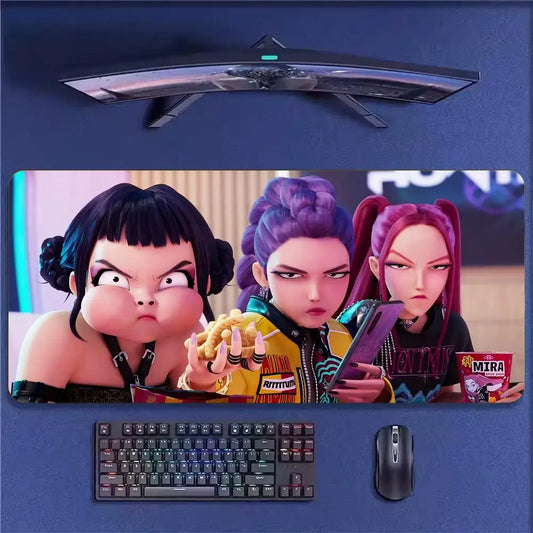 Super Demon Hunters Mouse Pad – Ultimate Gaming Surface for Enthusiasts