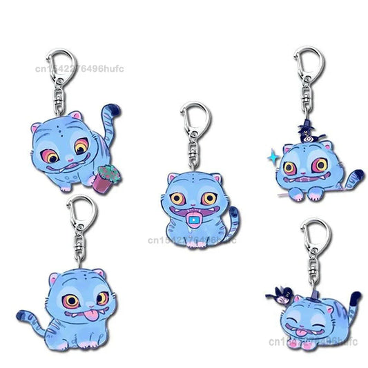 KPop Demon Hunters Tiger Acrylic Keychain Set – Perfect Anime Accessories