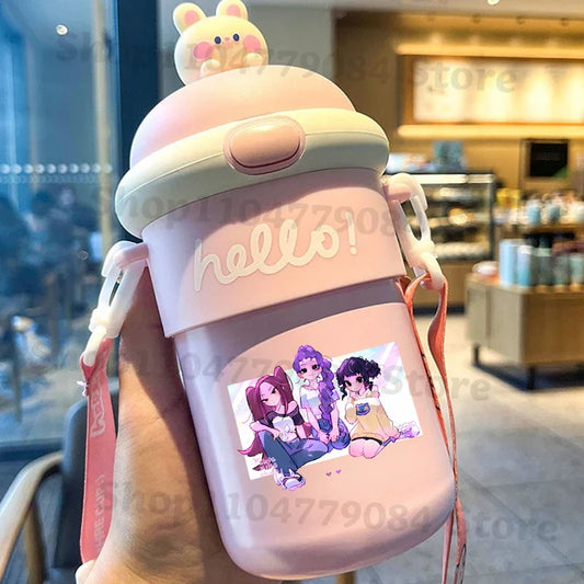 K-pop Demon Hunters Cute Anime Water Cup