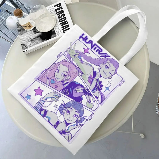 K-Pop Demon Hunters Tiger Canvas Tote Bag