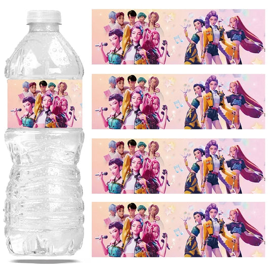 Kpop Demon Hunters Stickers – Waterproof Party Favors for Fans