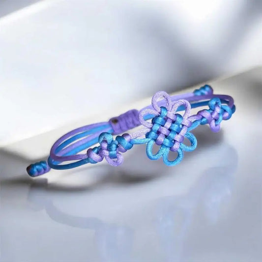 Anime KPop Demon Hunters Cosplay Jewelry – Woven Rope Bracelet &amp; Earring Set